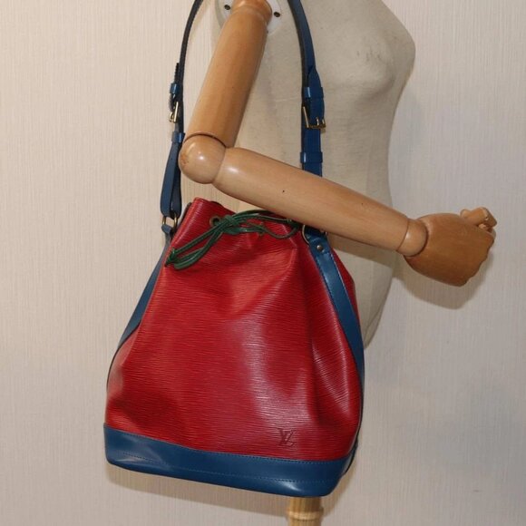 LOUIS VUITTON Epi Toriko Color Noe ShoulderBag Red Blue Green - Picture 1 of 16